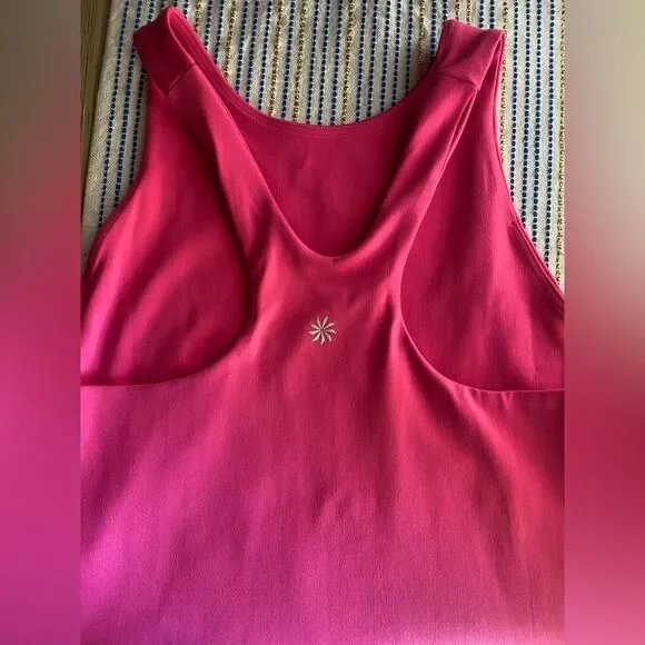Athleta Conscious Dress Salvia Pink Sport Pocket Sleeveless Sz XSP - Picture 5 of 8